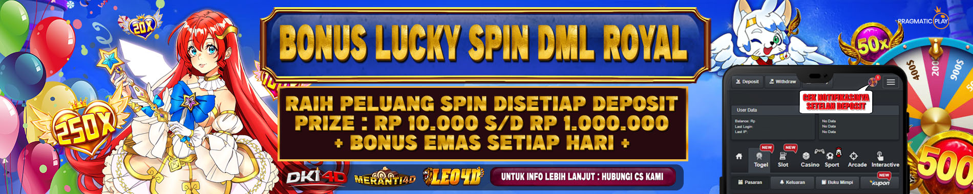 Dki4d Lucky Spin Banner